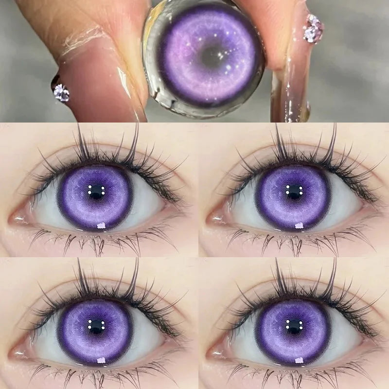 Lentes Halloween Violeta Místico