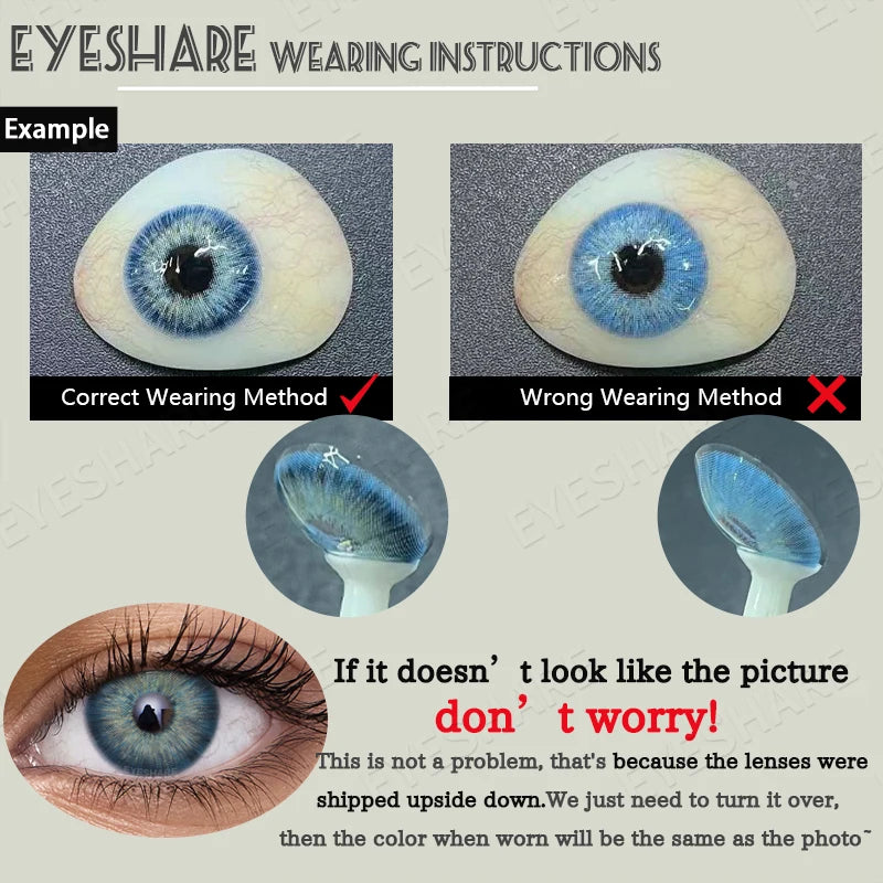 Lentes de Contato Coloridas Olhar Transcendente Olhos Naturais