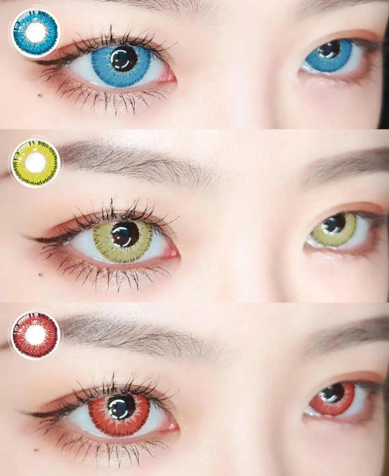 Lentes de Contato Coloridas OvoLook para Fantasia/Cosplay | 1 Ano de Uso