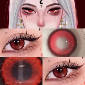 Lentes de Contato Coloridas para Halloween Fantasia Cosplay OVOLOOK