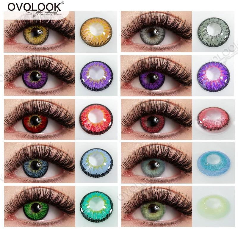 Lentes de Contato Coloridas Vega Colors para Fantasia/Cosplay | 1 Ano de Uso