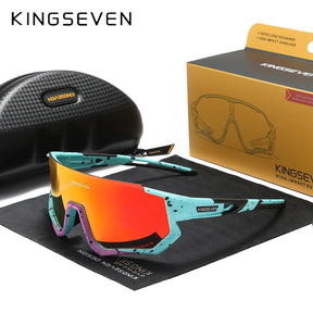 Kit Óculos de Sol Polarizado KINGSEVEN | Outdoor Series | Proteção UV400