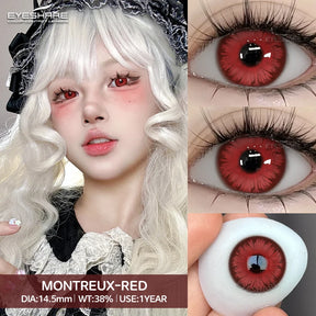 Lentes de contato Tom Certo para halloween e cosplay fantasia