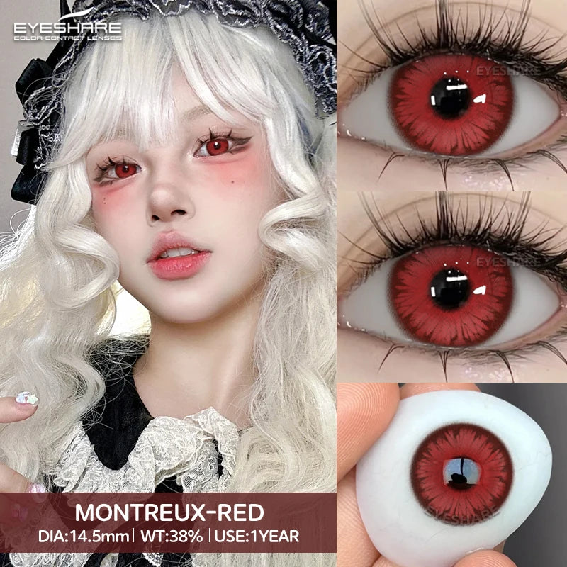 Lentes de contato Tom Certo para halloween e cosplay fantasia