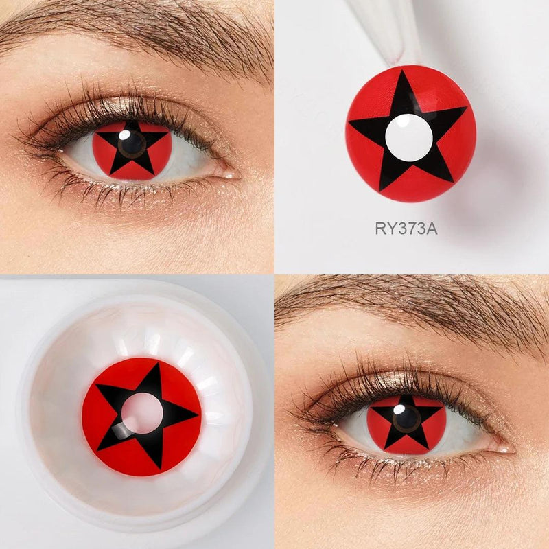 Lentes de Contato para Halloween Cosplay Fantasia Estrelas