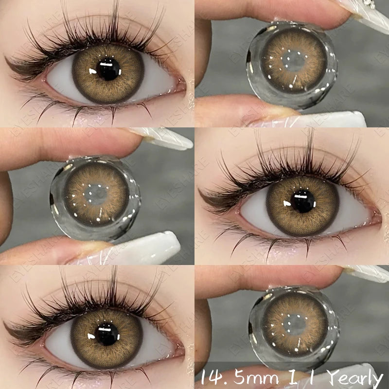Lentes de Contato Coloridas Olhar Transcendente Olhos Naturais