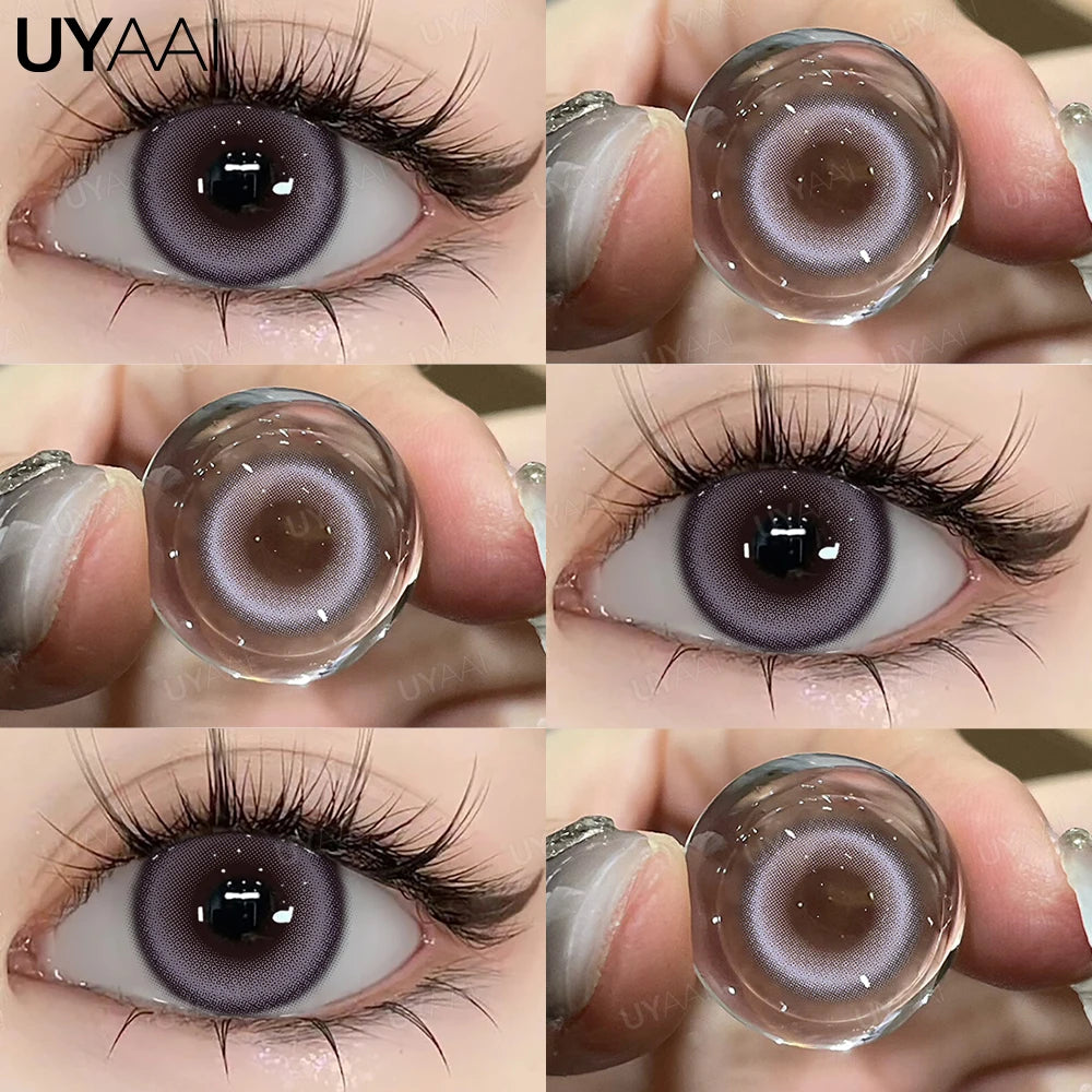 Lentes de Contato Coloridas Novo Estilo Olhos Naturais