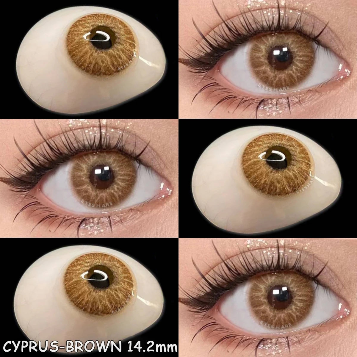 Lentes de Contato Coloridas Olhar Transcendente Olhos Naturais