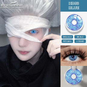 Lentes Coloridas para Halloween Cosplay Fantasia Boo