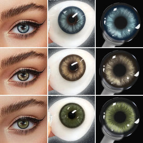 Lentes de Contato Coloridas Fantasia/Cosplay Olhos Naturais
