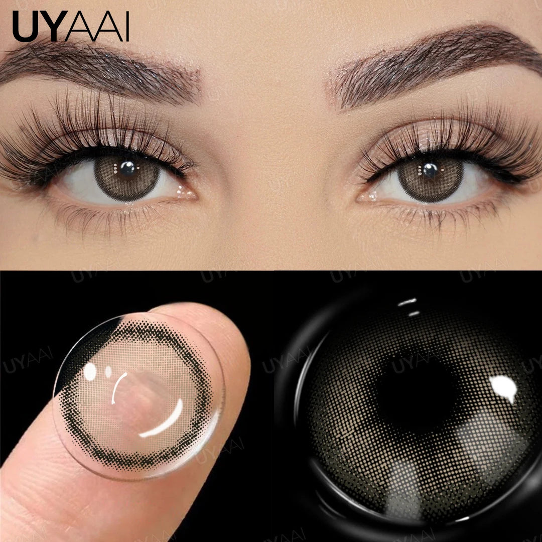 Lentes Coloridas Suaves e Macias Olhos Naturais