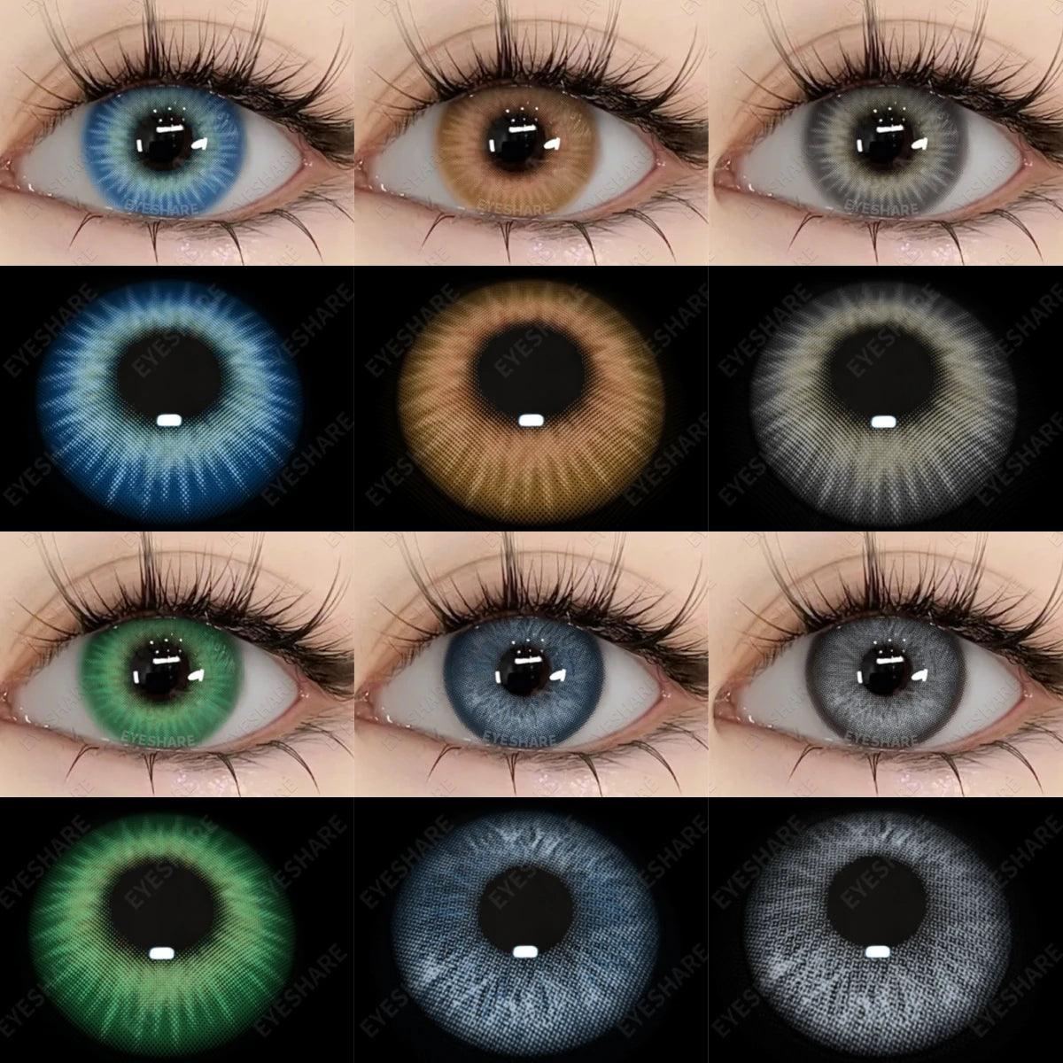 Lentes de Contato coloridas Confortáveis e Macias Amara