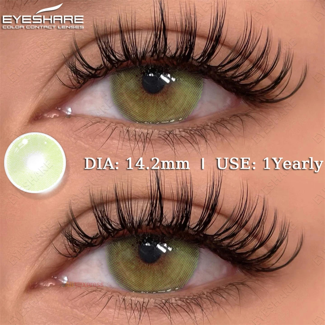 Lentes de Contato Coloridas Novo Olhar Olhos Naturais