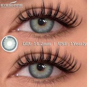 Lentes de Contato Coloridas Novo Olhar Olhos Naturais
