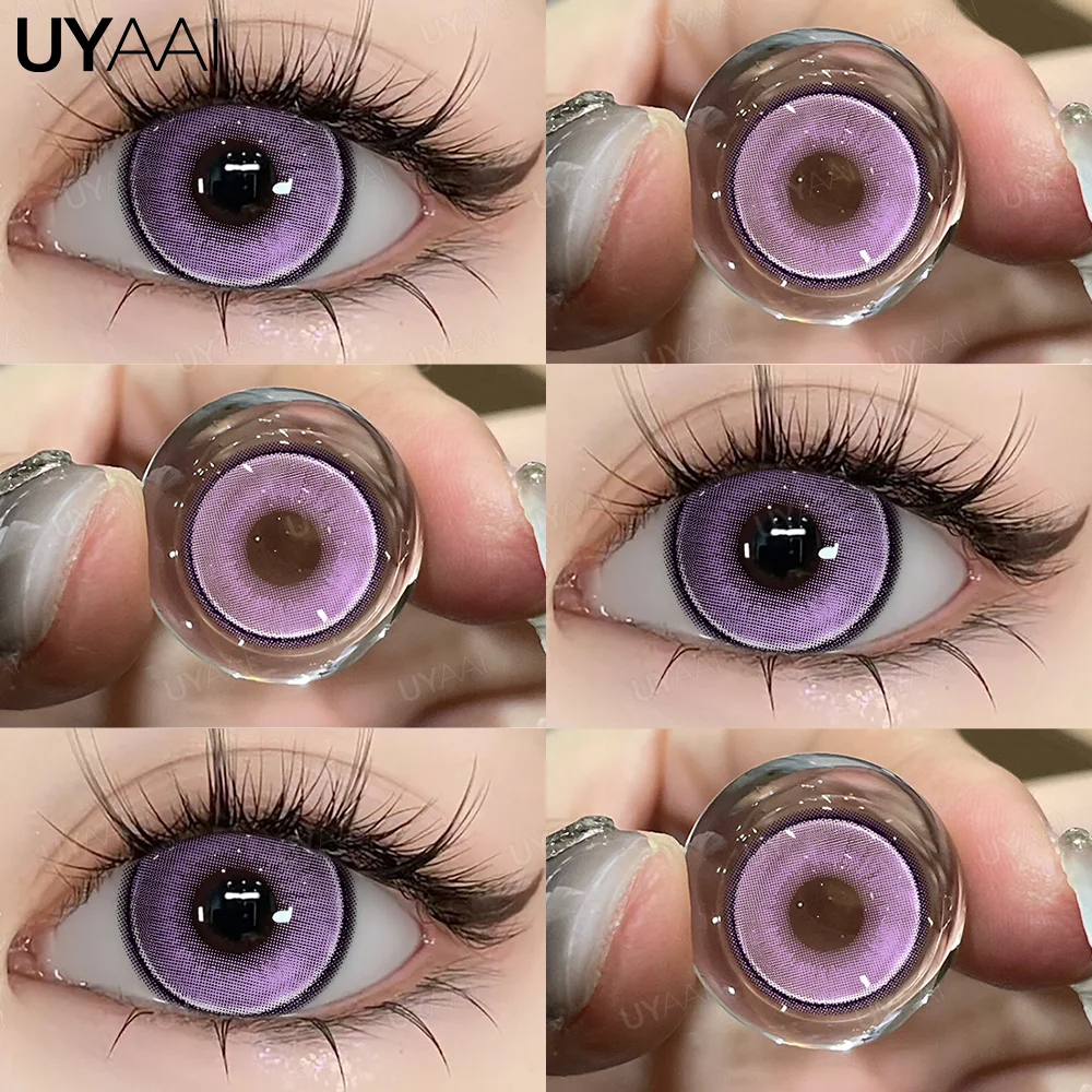 Lentes de Contato Coloridas Novo Estilo Olhos Naturais