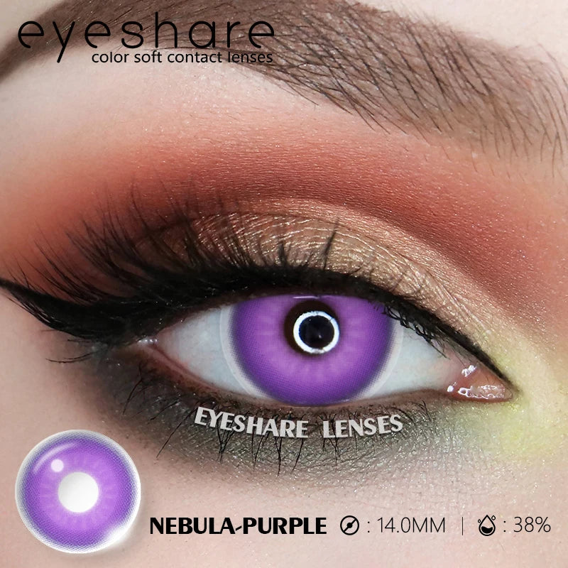 Lentes Coloridas para Halloween Cosplay Fantasia Boo