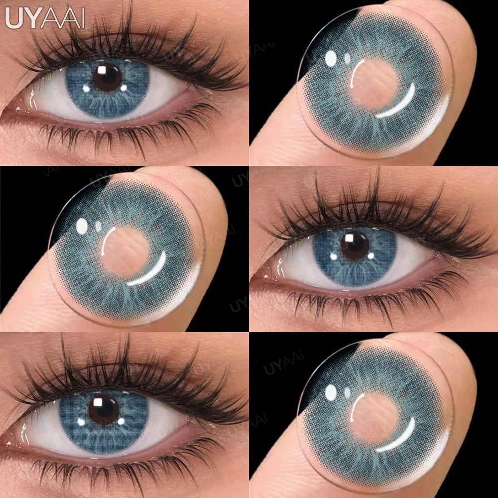 Lente de Contato Colorida Azul Dopamine