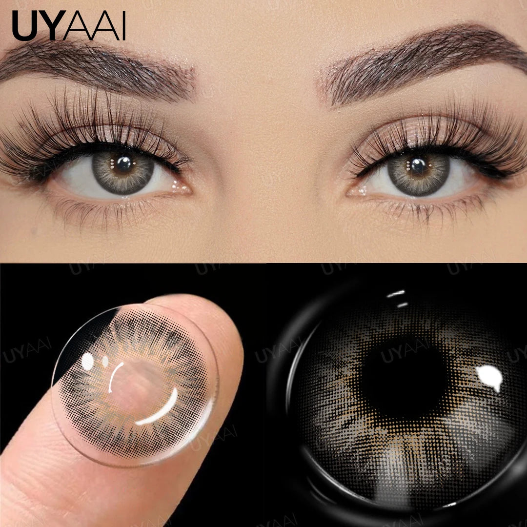 Lentes Coloridas Suaves e Macias Olhos Naturais