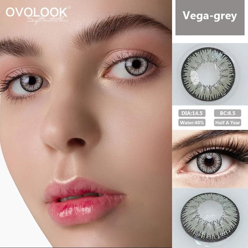 Lentes de Contato Coloridas Vega Colors para Fantasia/Cosplay | 1 Ano de Uso