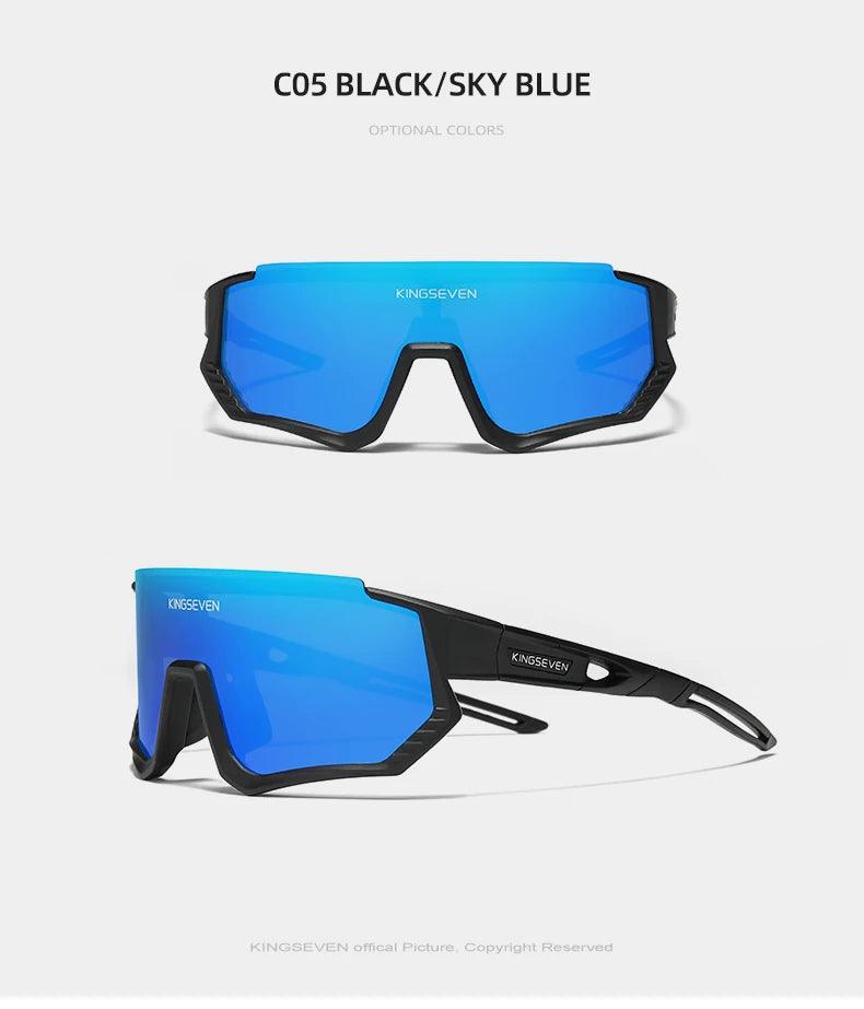 Kit Óculos de Sol Polarizado KINGSEVEN | Outdoor Series | Proteção UV400