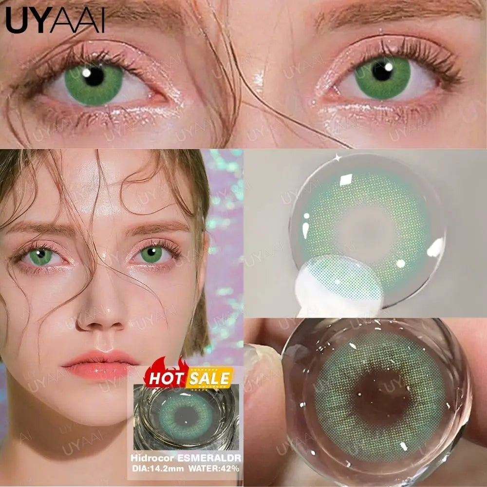 Lentes de Contato Coloridas Novo Olhar Olhos Naturais