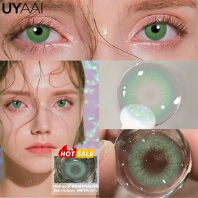 Lentes de Contato Coloridas Novo Olhar Olhos Naturais