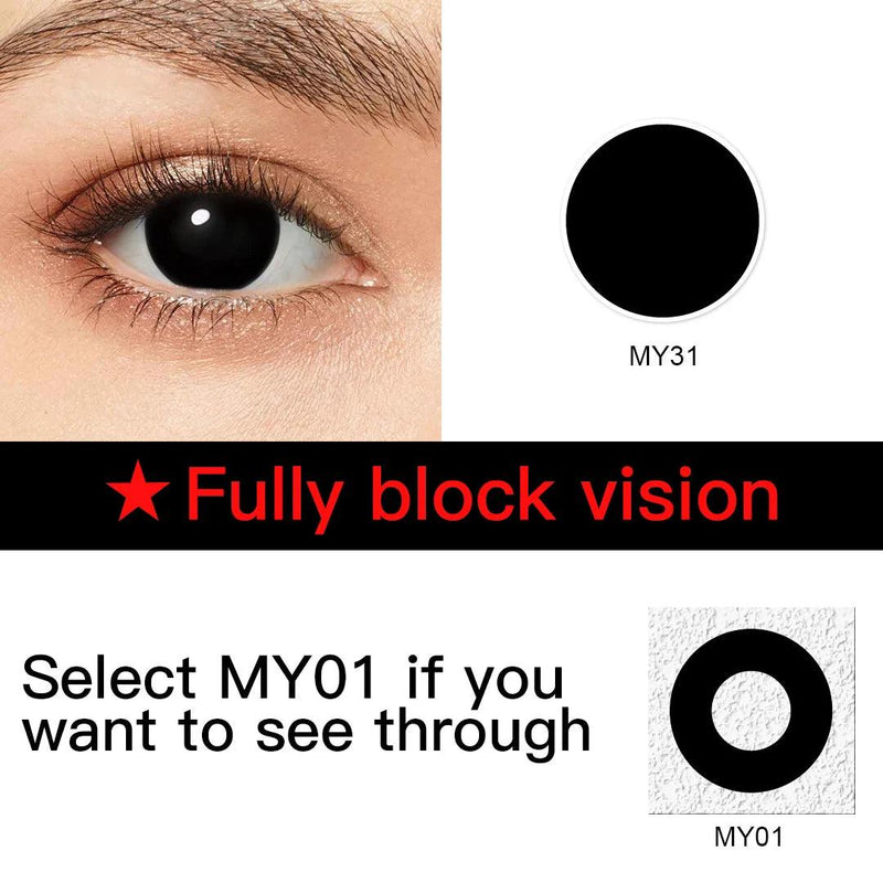 Lentes Coloridas para Halloween, Cosplay e Fantasia