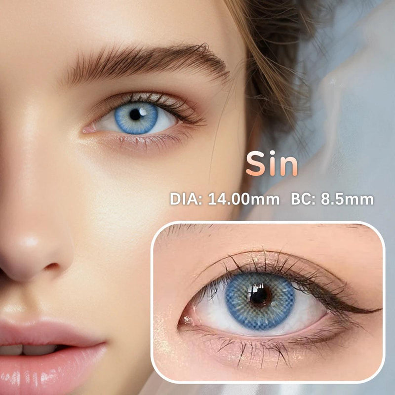 Lentes de Contato Coloridas VISUASHOW Sin