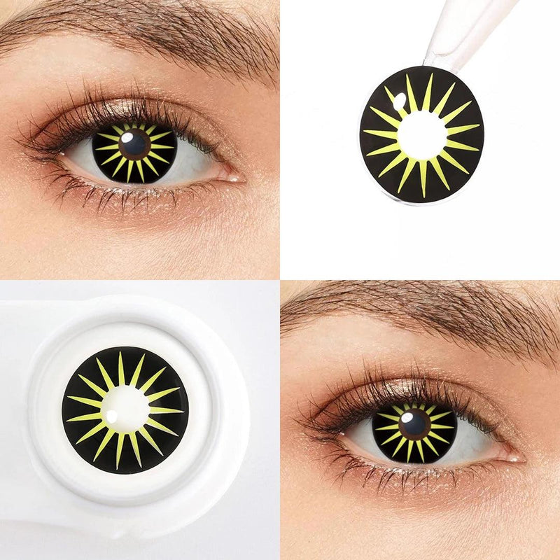 Lentes de Contato para Halloween Cosplay Fantasia Estrelas