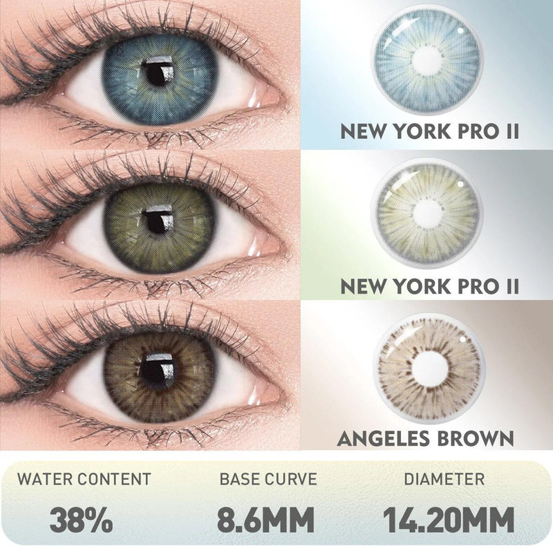 Lentes de Contato Coloridas VISUASHOW Urban Layer New York