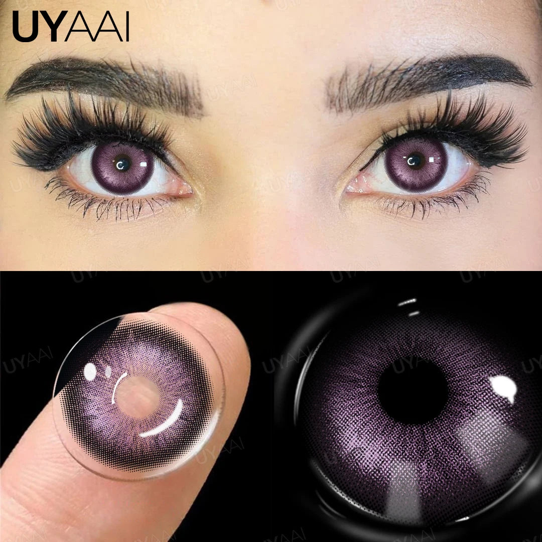 Lentes de Contato Coloridas Aparência Natural Olhos Naturais
