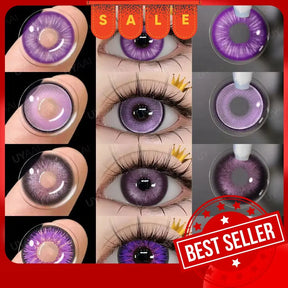 Lentes de Contato Coloridas Novo Estilo Olhos Naturais