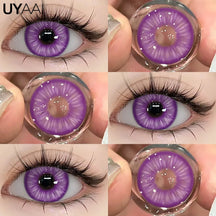Lentes de Contato Coloridas Novo Estilo Olhos Naturais