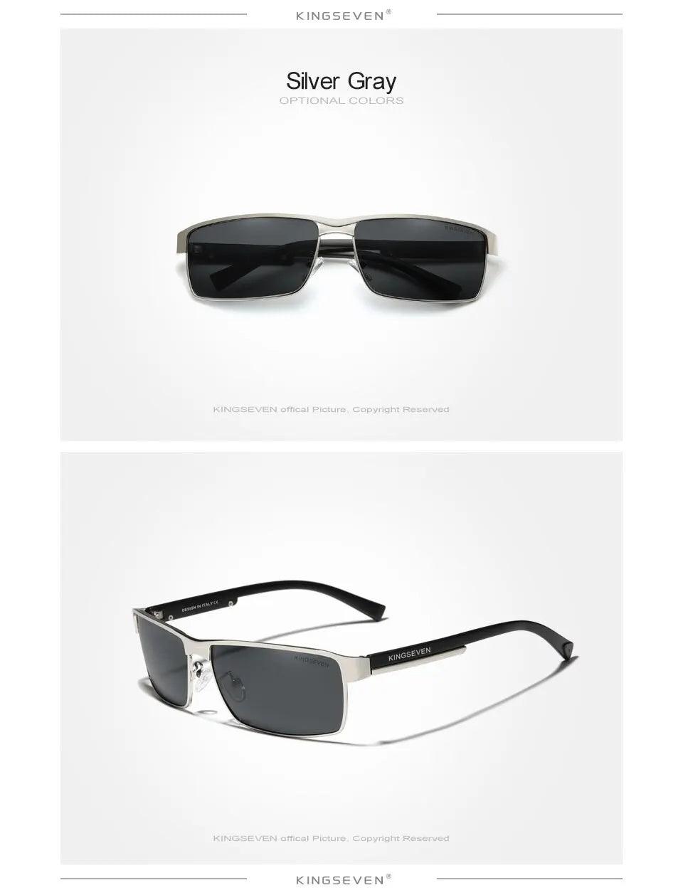 Kit Óculos de Sol Polarizado KINGSEVEN Photochromic | Proteção UV400 Anti-Reflexo