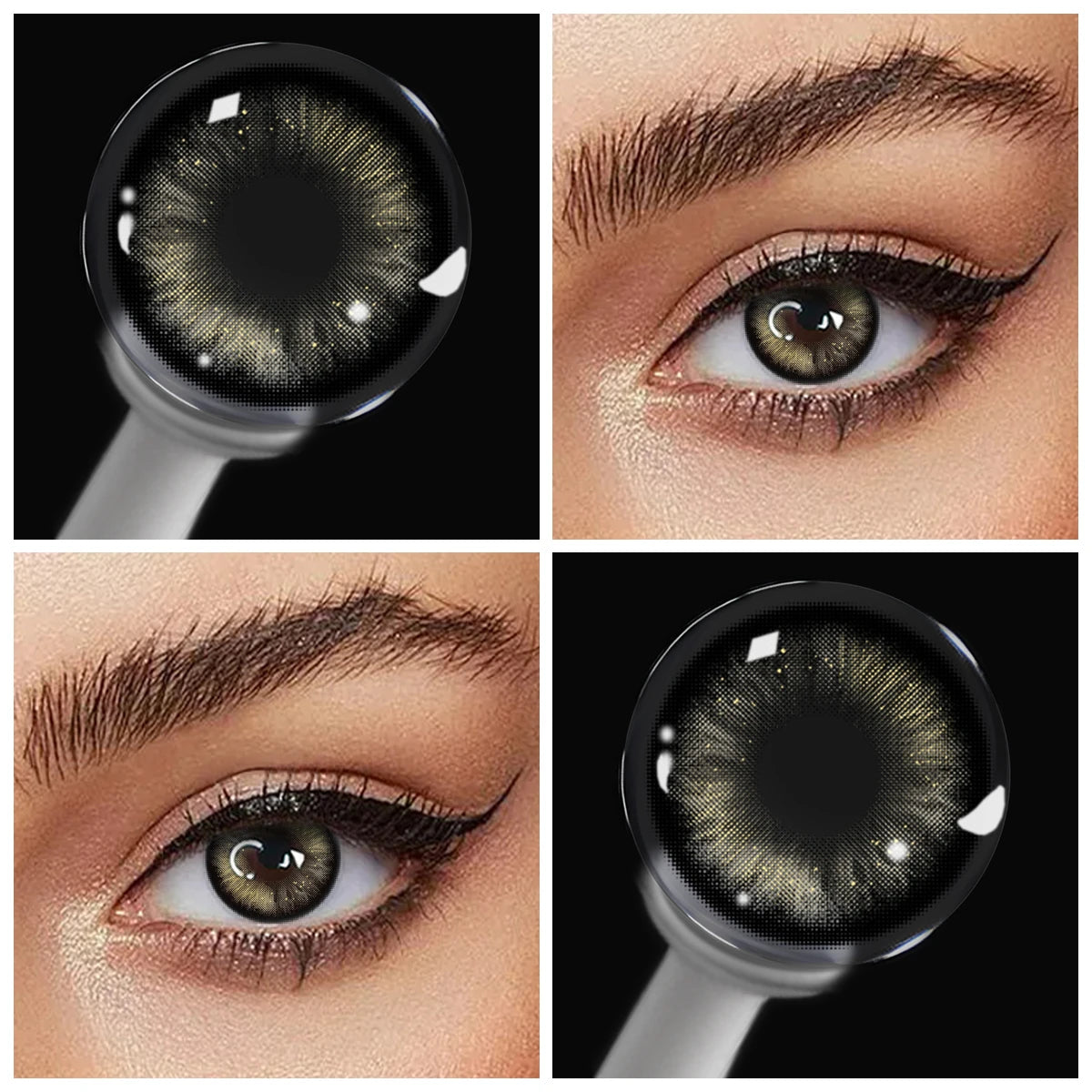 Lentes de Contato Coloridas Fantasia/Cosplay Olhos Naturais