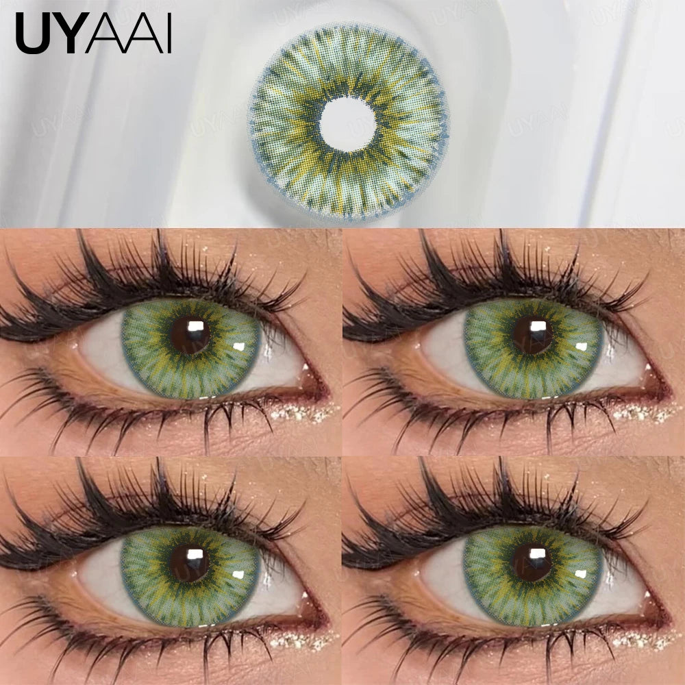 Lentes de Contato Coloridas Olhos de Cigana Olhos Naturais