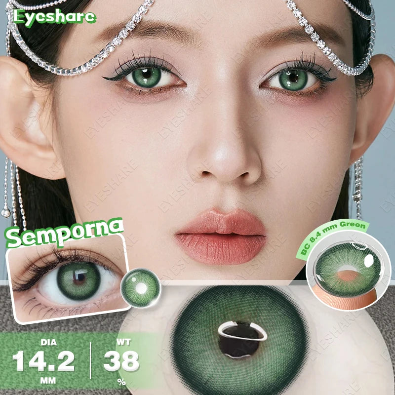 Lentes de Contato Coloridas Olhar Transcendente Olhos Naturais