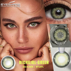 Lentes de Contato Coloridas Rich Girl Series