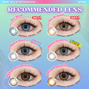 Lentes de Contato Coloridas Destaque Olhos Naturais