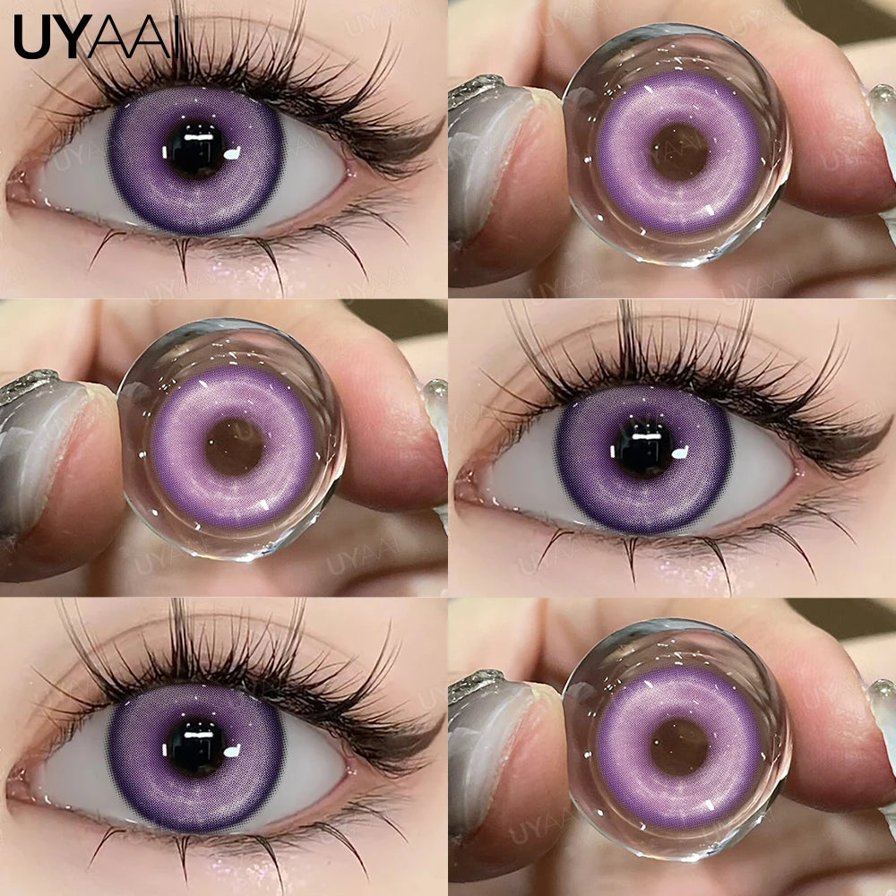 Lentes de Contato Coloridas Novo Estilo Olhos Naturais