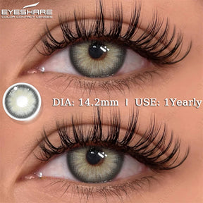 Lentes de Contato Coloridas Novo Olhar Olhos Naturais