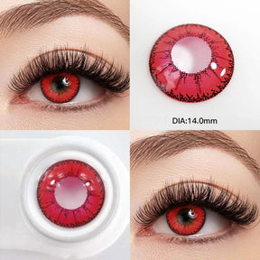 Lentes de Contato Coloridas para Halloween Fantasia Cosplay OVOLOOK
