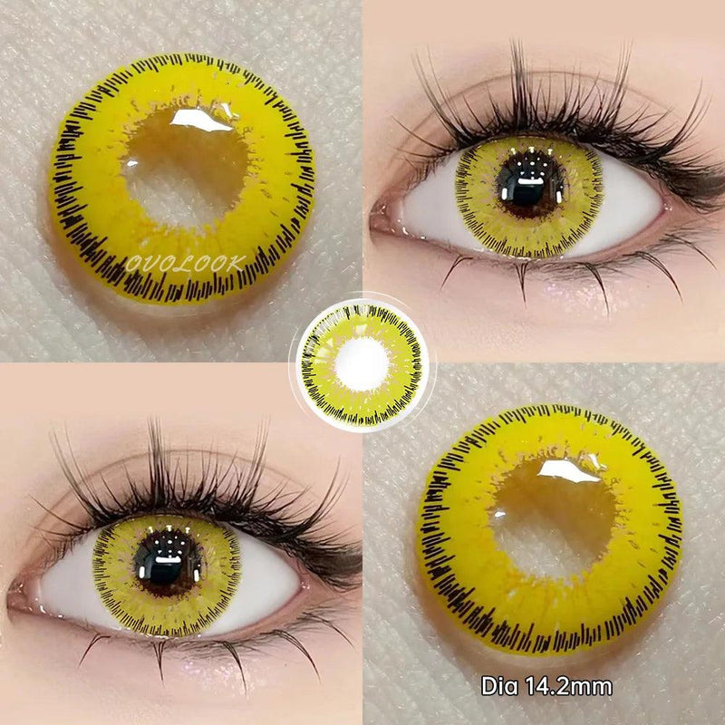 Lentes de Contato Coloridas OvoLook para Fantasia/Cosplay | 1 Ano de Uso