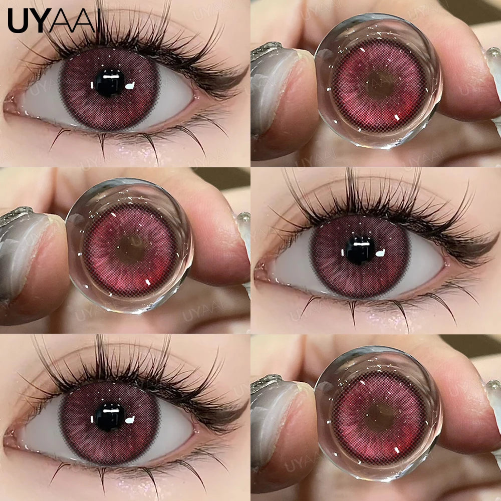 Lentes de Contato Coloridas Novo Estilo Olhos Naturais