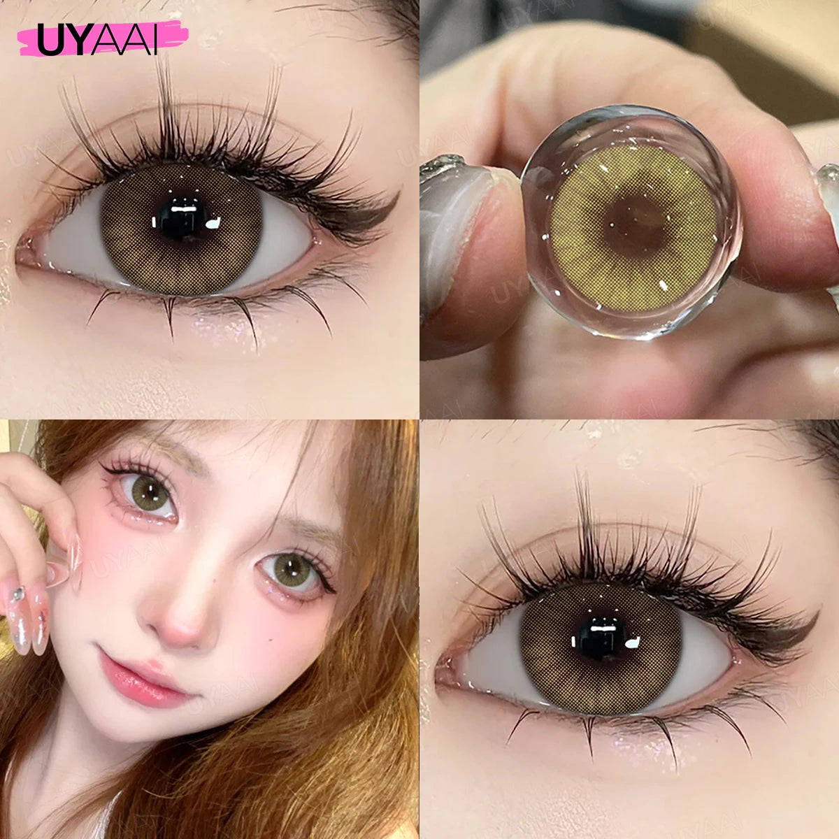 Lentes de Contato Coloridas Novo Olhar Olhos Naturais