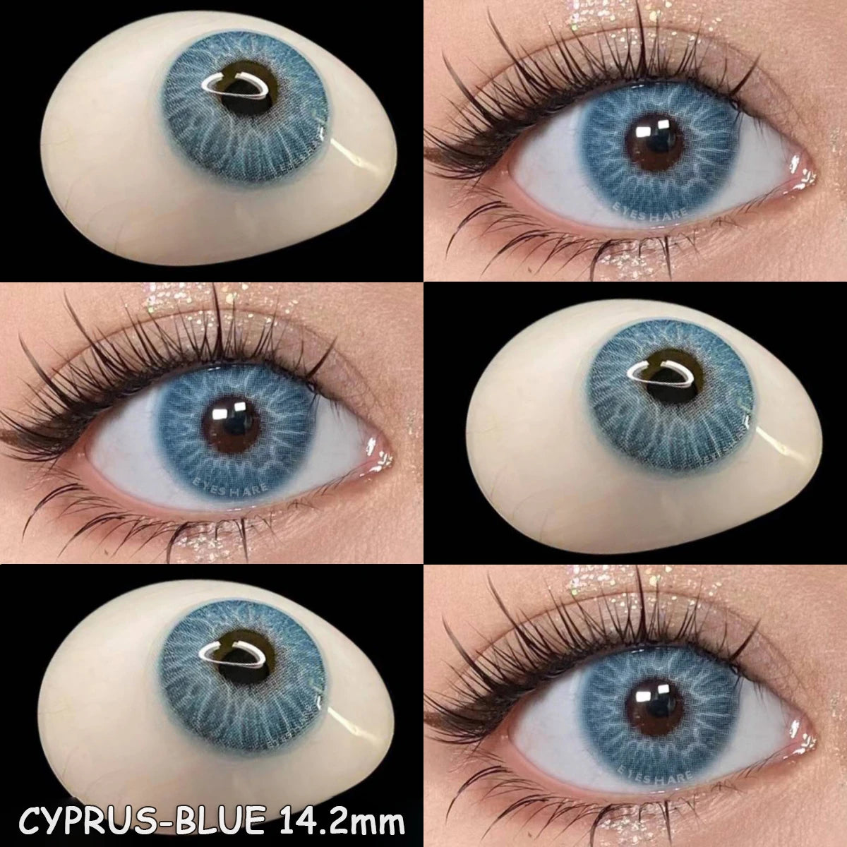 Lentes de Contato Coloridas Olhar Transcendente Olhos Naturais