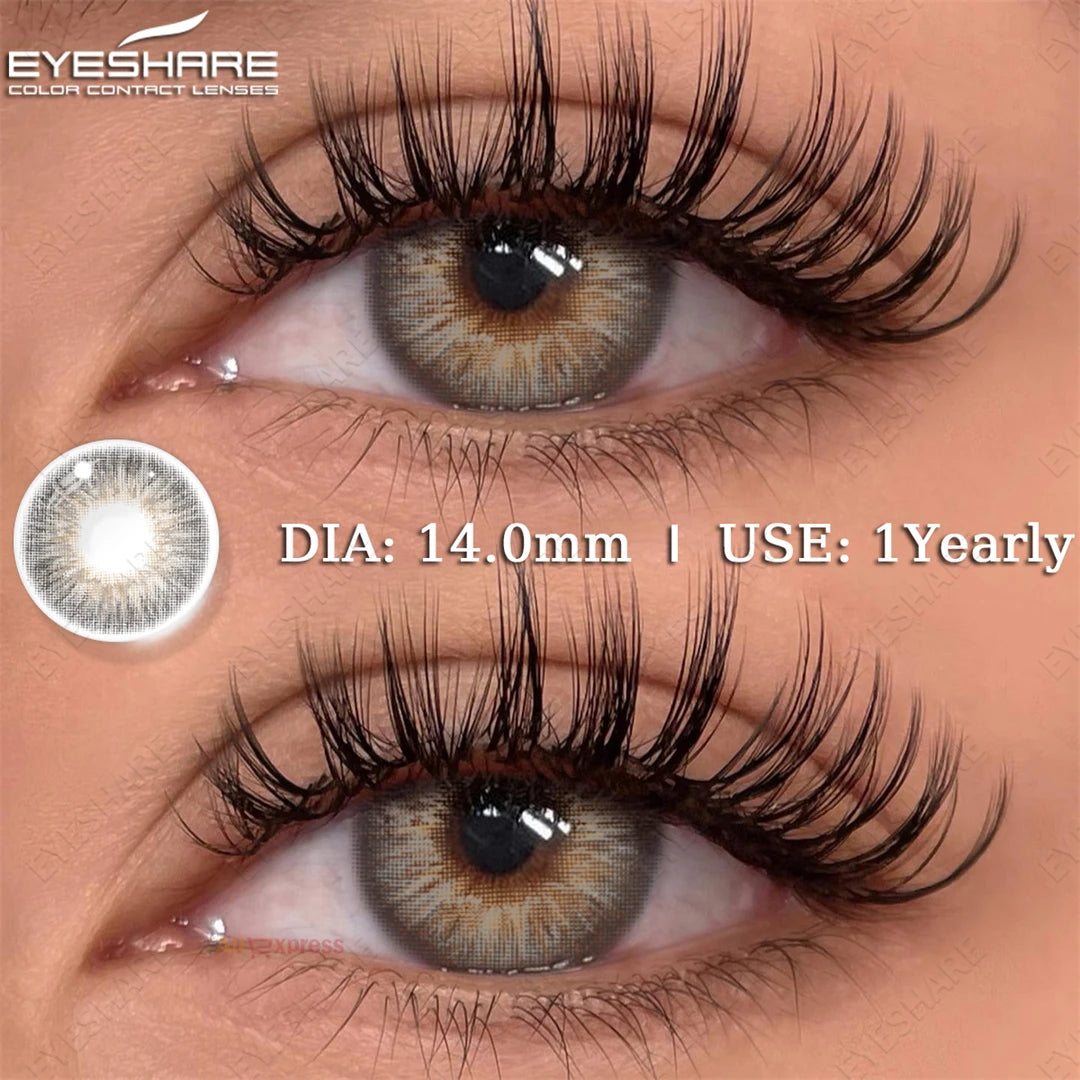 Lentes de Contato Coloridas Novo Olhar Olhos Naturais