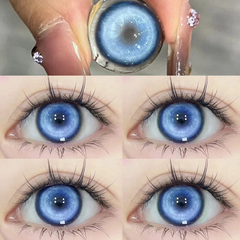 Lentes Halloween Blue Ice