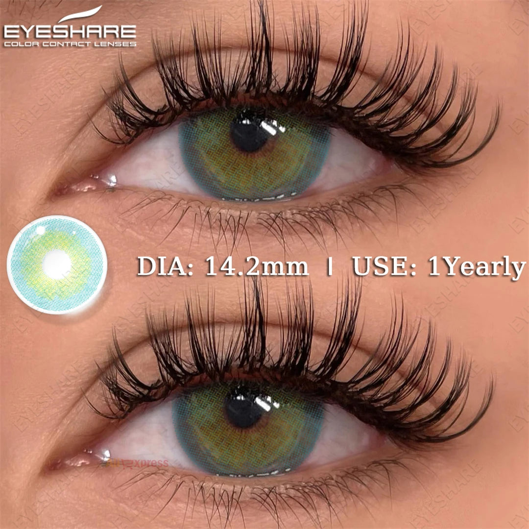 Lentes de Contato Coloridas Novo Olhar Olhos Naturais