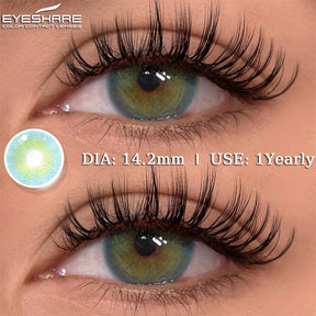 Lentes de Contato Coloridas Novo Olhar Olhos Naturais